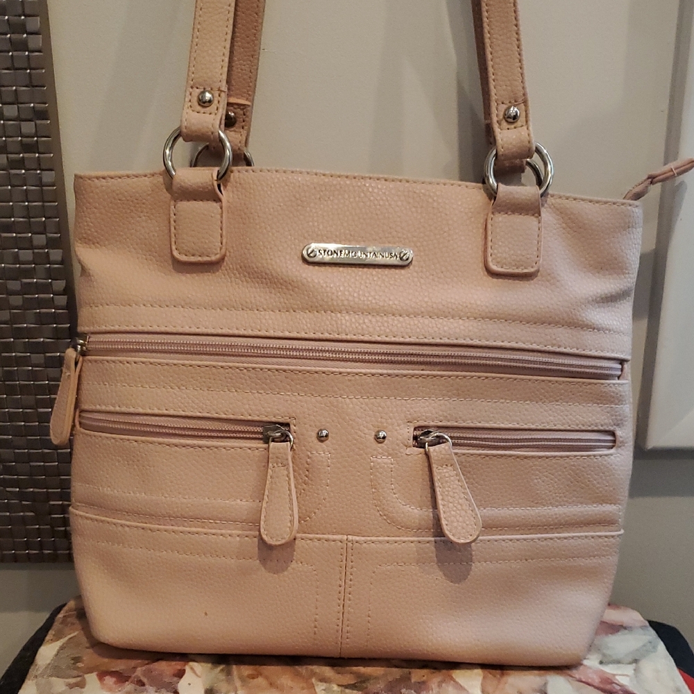 Stone Mountain Shoulder Bag. Dusty Rose? Tan? Brand New.